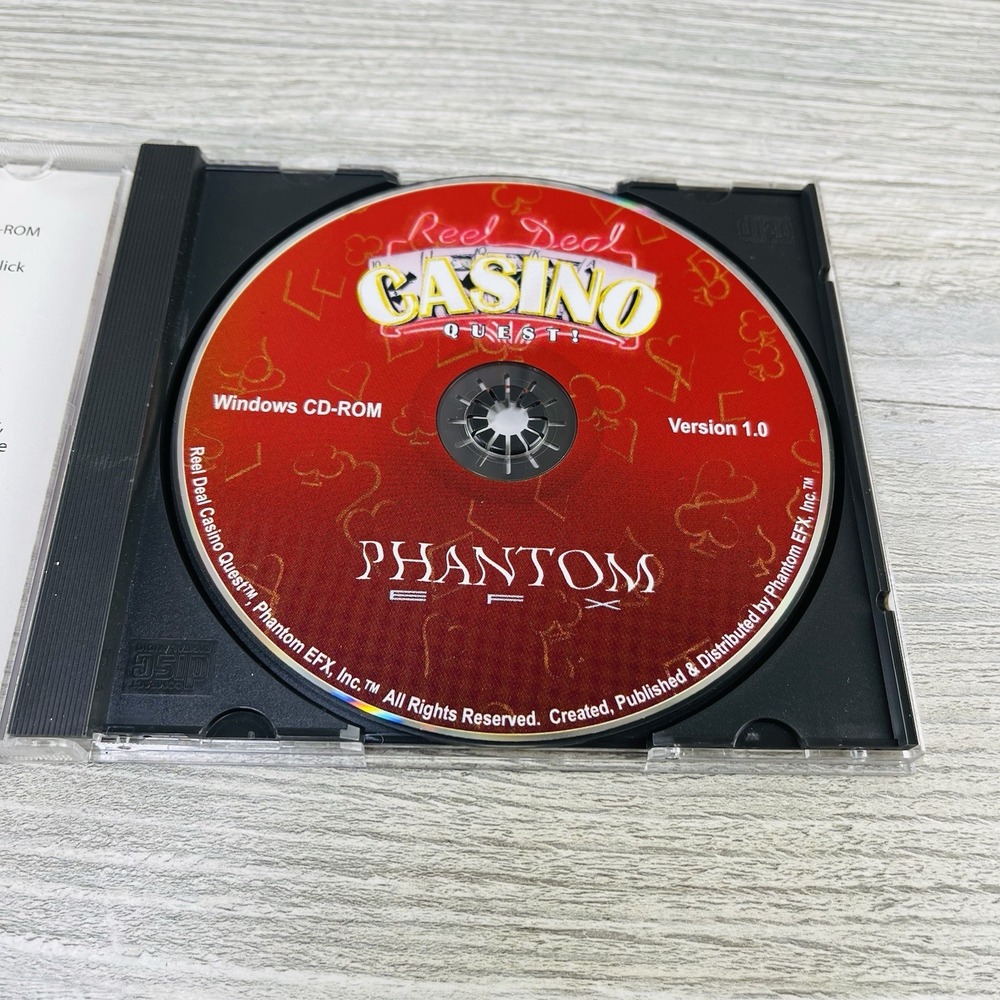Reel Deal Casino Quest (PC CD ROM, 2002) Complete!  Tested Works - Picture 8 of 12